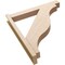 Ekena Millwork 6-in W x 38-in D x 42-in H Funston Block Rough Cedar Woodgrain TimberThane Outlooker, Primed Tan OUTUR060X38X42FST44RCPR - alternate 2
